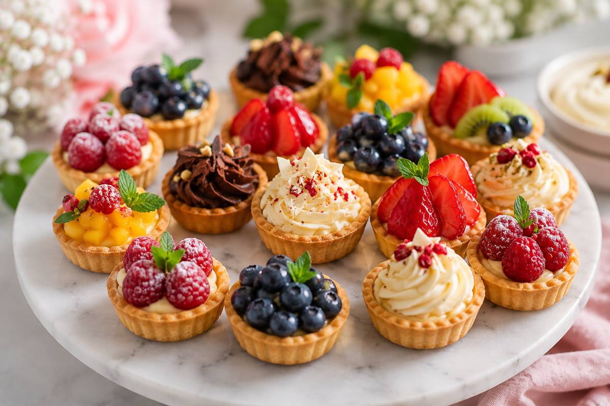 Mini tarte pentru platouri dulci Constanta