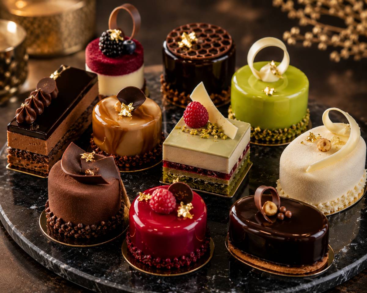 Mini deserturi premium pentru platouri dulci Constanta